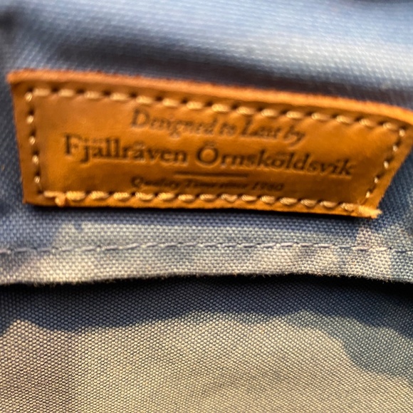 Fjallraven Totepack No. 1 Blue Ridge G-1000 Tote Bag Backpack Convertible - Picture 11 of 12